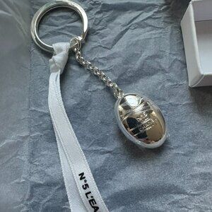 Chanel Silver Keychain